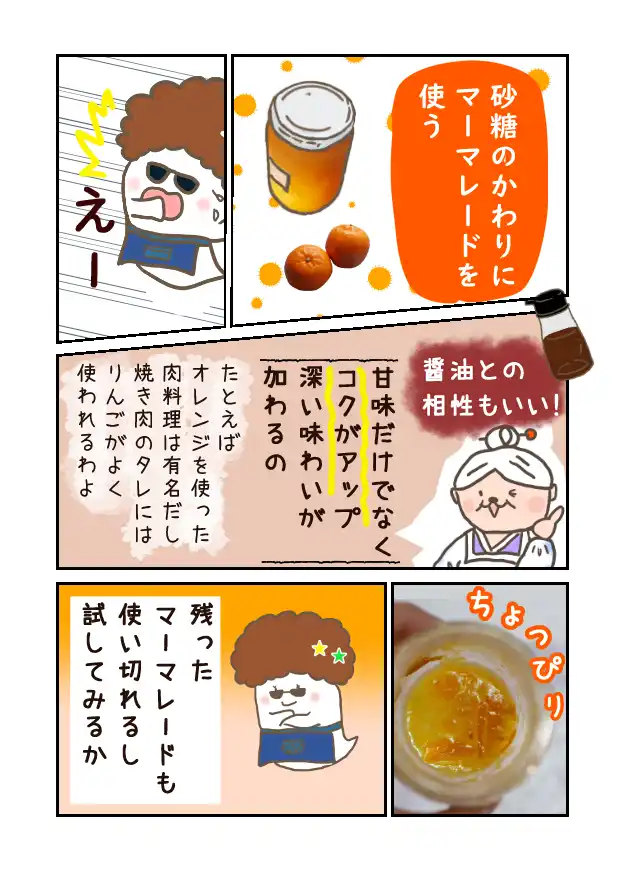 手羽元のレンジ照り焼き風漫画3