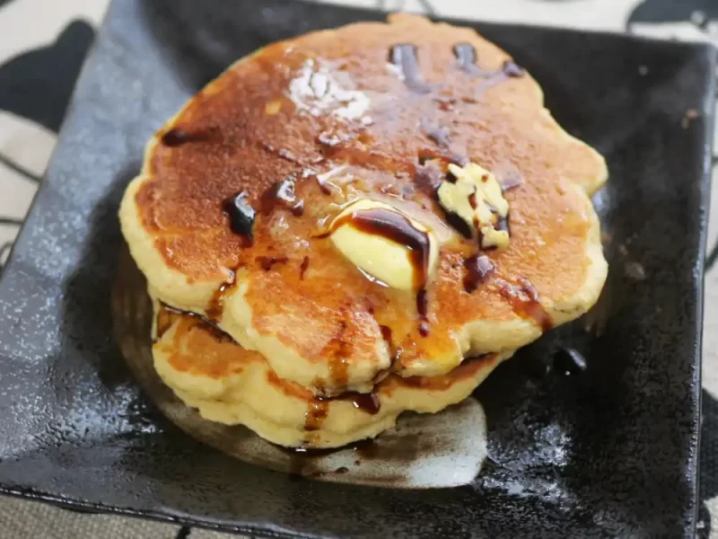 黒蜜ホットケーキ